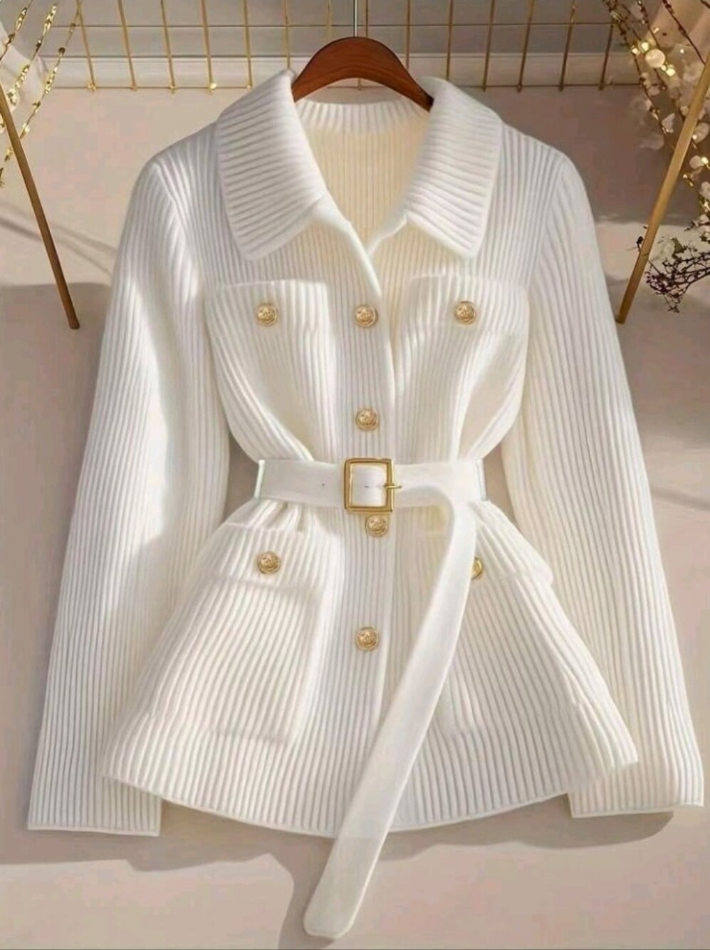 Women's New Autumn/Winter Elegant Casual Knit Cardigan, Solid Color Minimalist
